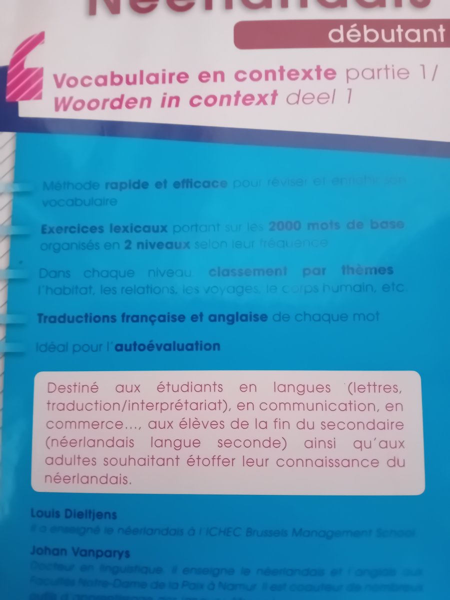Illustration de Livre néerlandais debutant