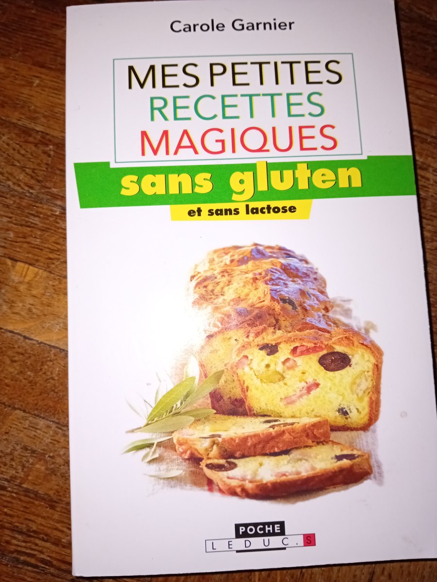 Illustration de Livre recettes sans gluten et lactoses
