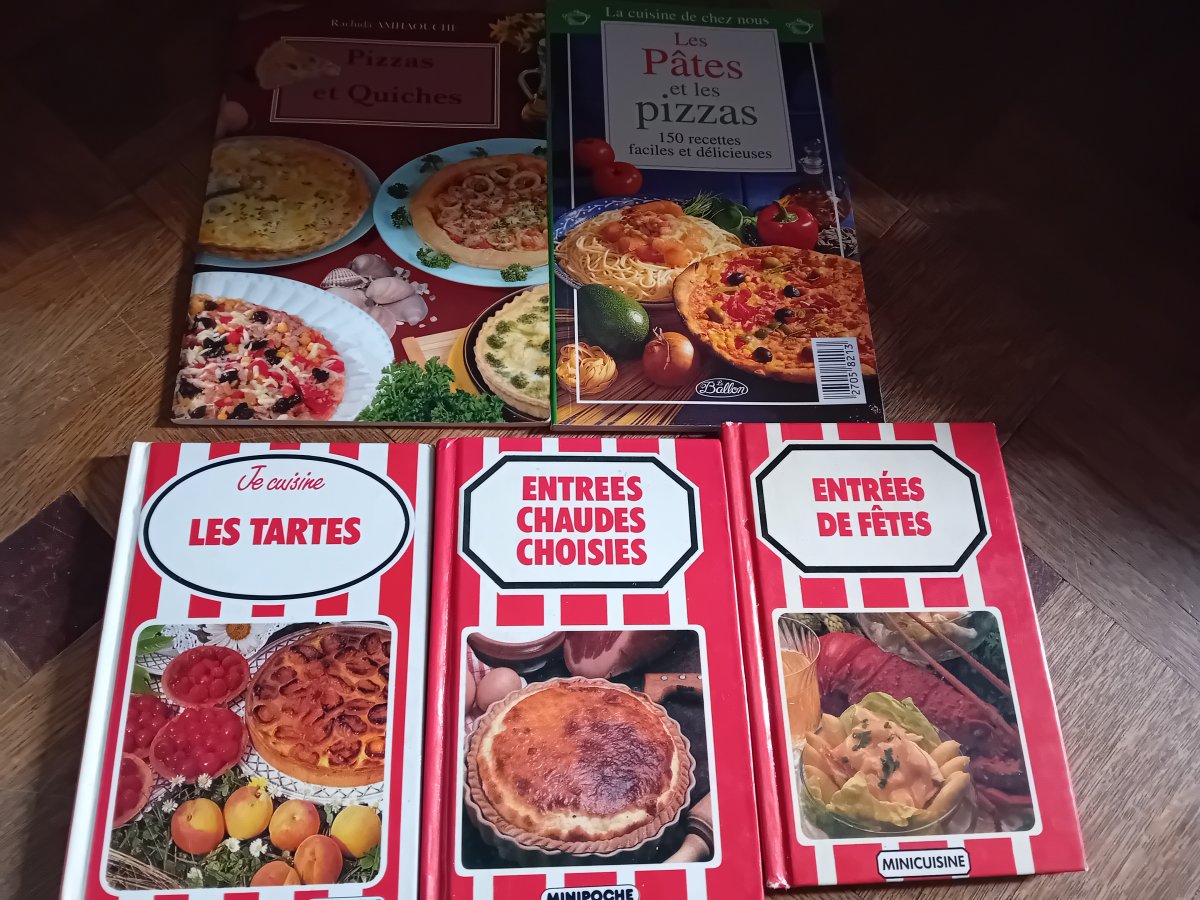 Illustration de Lot livres recettes 2