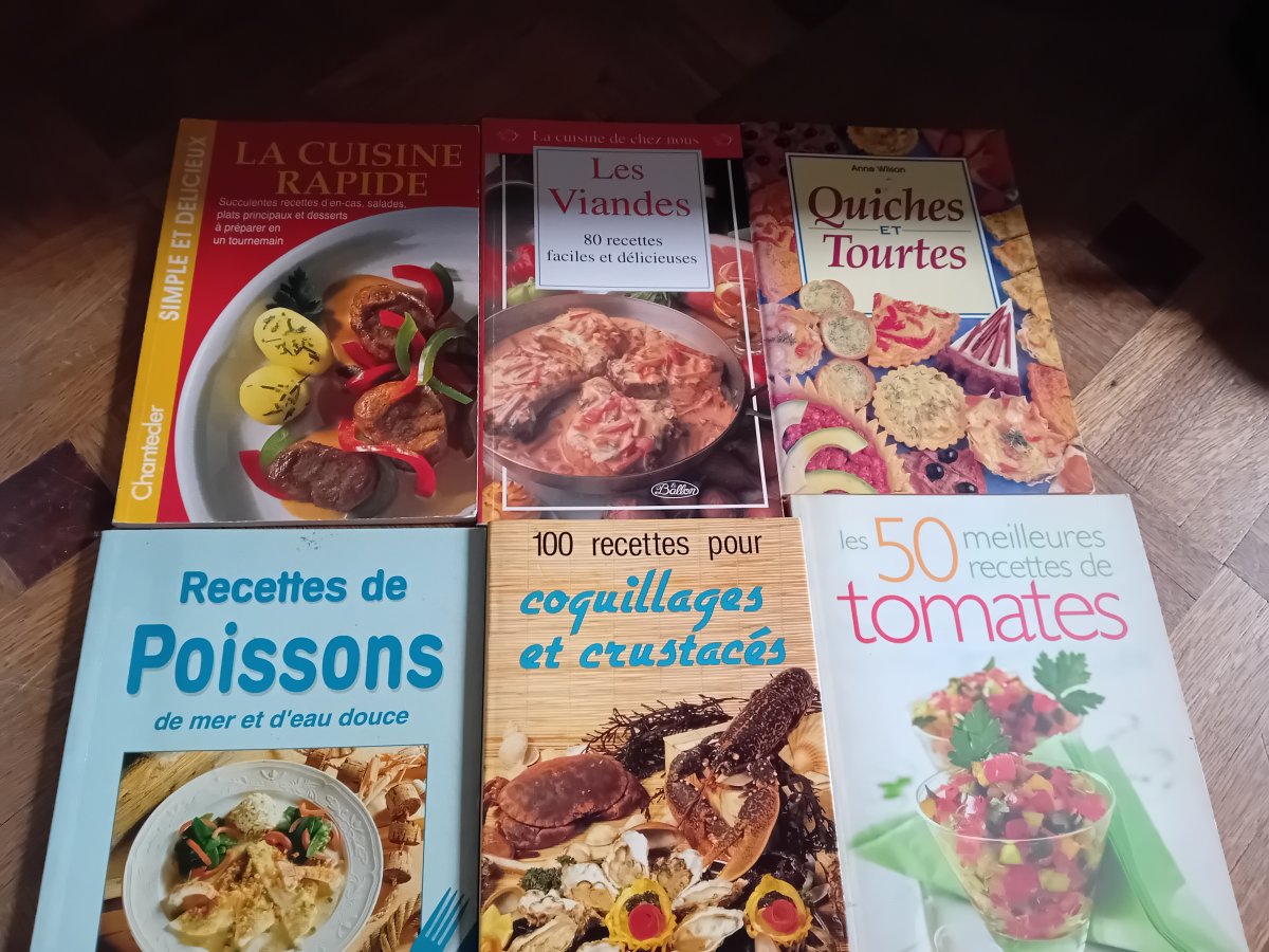 Illustration de Lot livres recettes 2