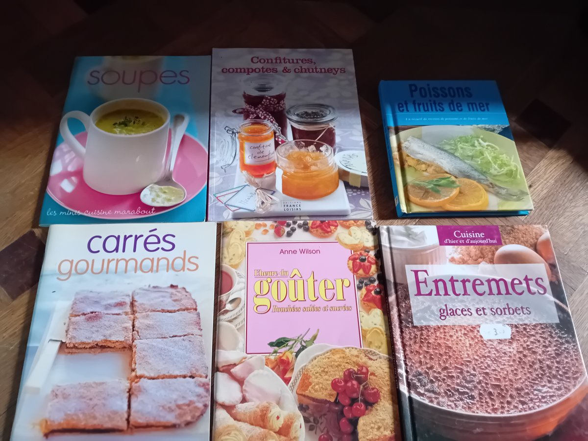 Illustration de Lot livres recettes 2