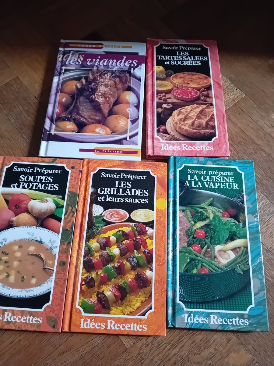 Illustration de Lot livres recettes 2