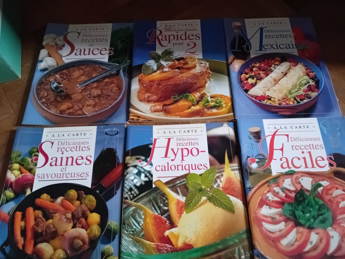 Illustration de Lot livres recettes 2