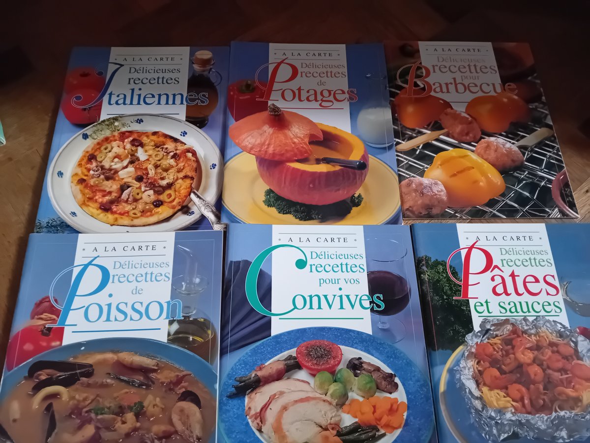 Illustration de Lot livres recettes 2