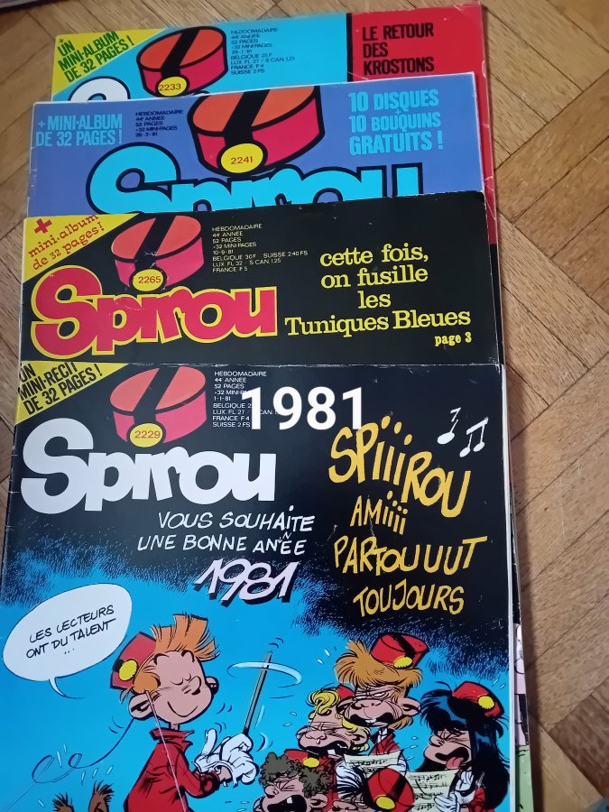 Illustration de 4 Magazine spirou 1981