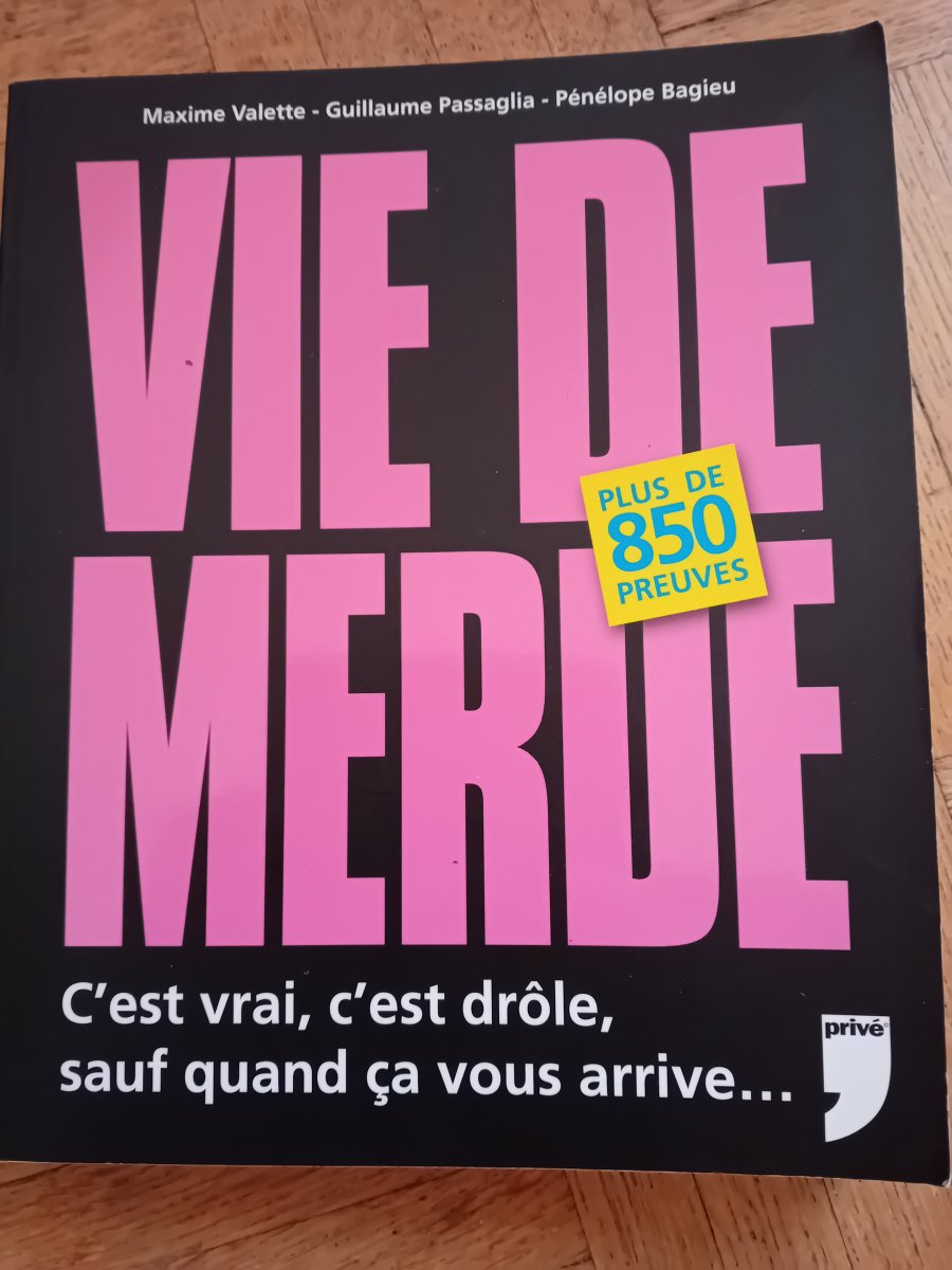 Illustration de Livre vie de merde