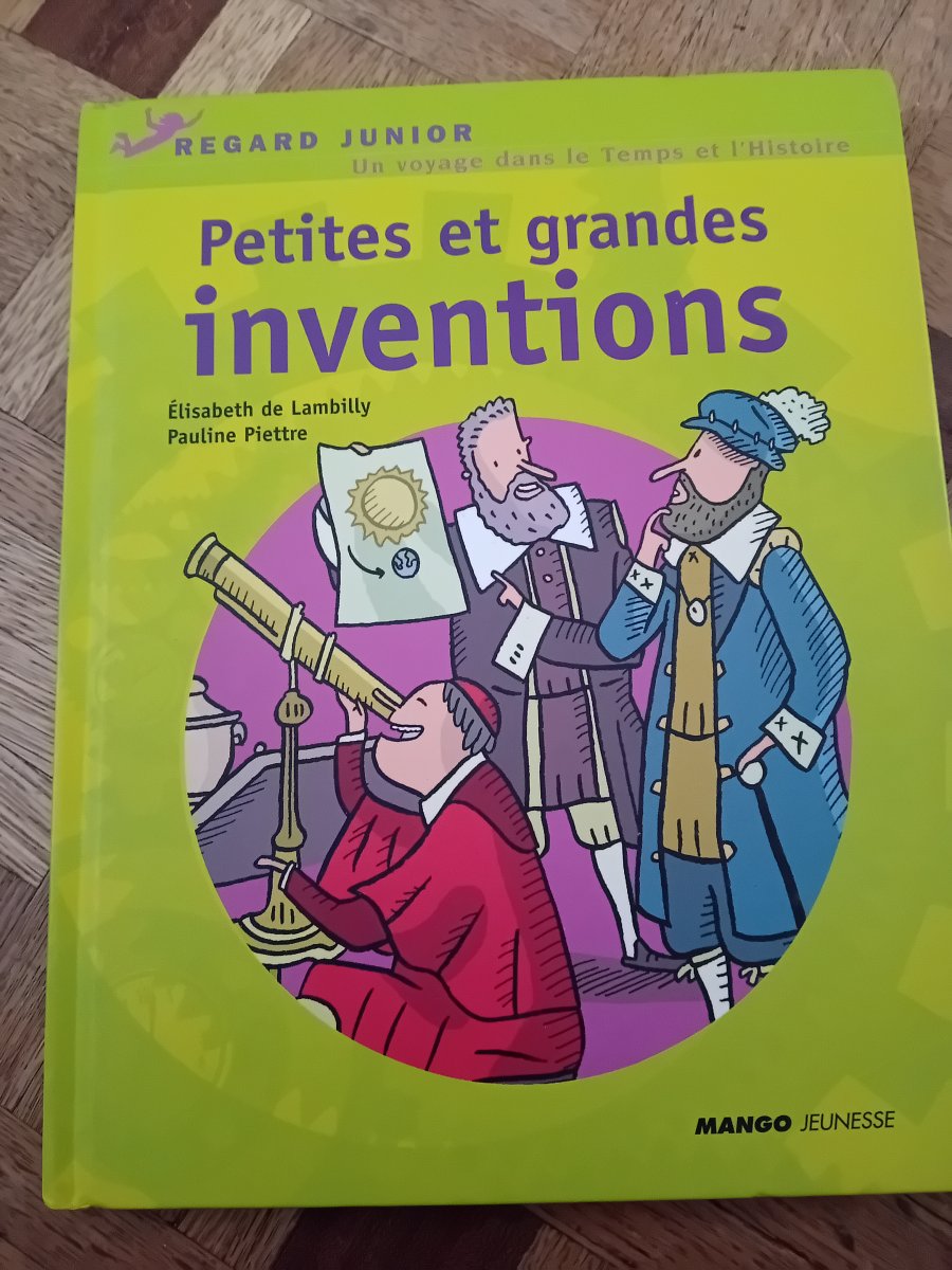 Illustration de Livre petites et grandes inventions