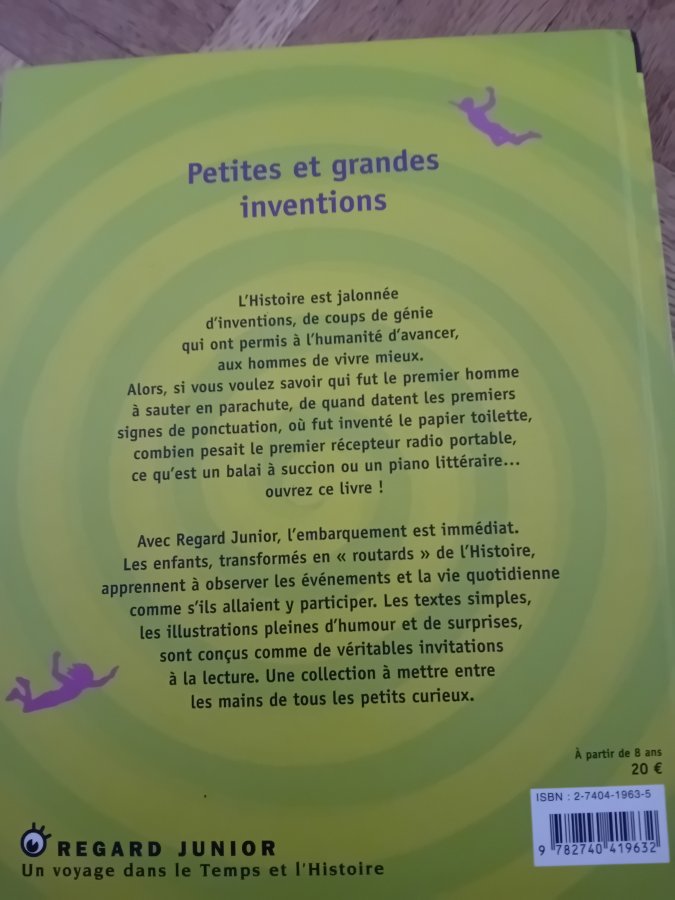 Illustration de Livre petites et grandes inventions