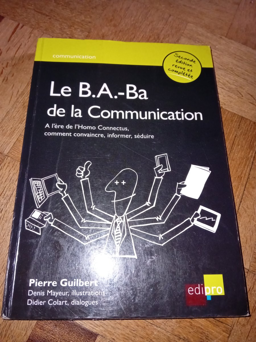 Illustration de Livre le BA ba de la communication