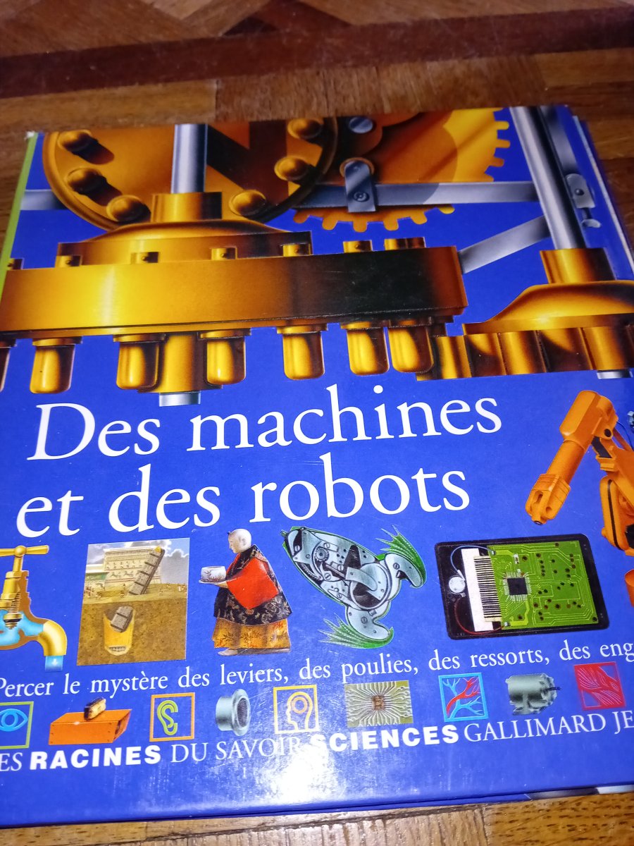 Illustration de Livre des machines et des robots