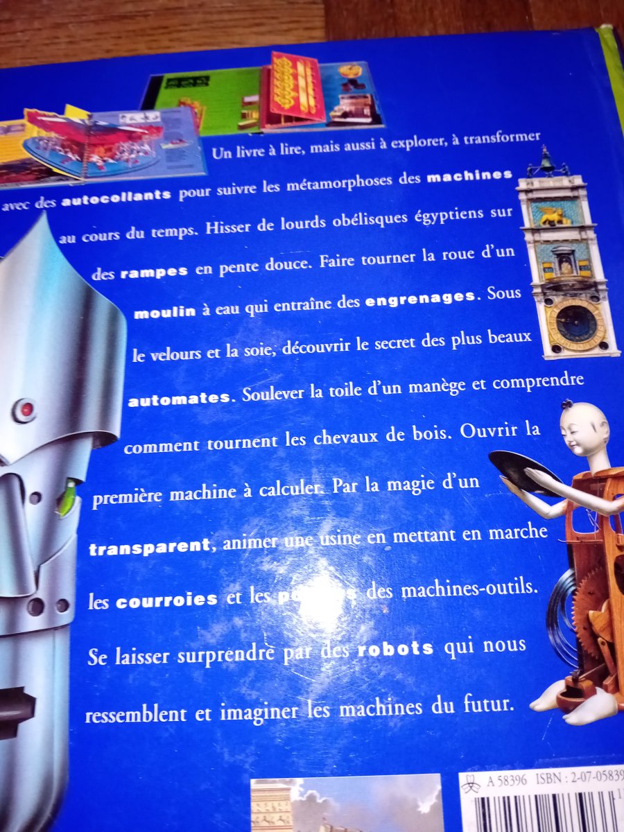 Illustration de Livre des machines et des robots