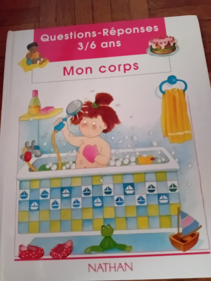 Illustration de Livre questions réponses mon corps