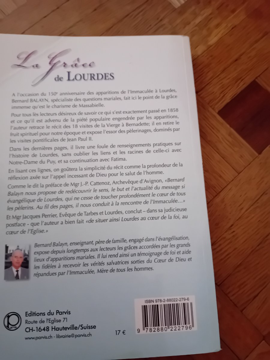 Illustration de Livre la grâce de lourdes