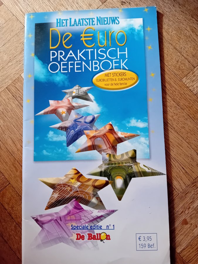 Illustration de Euro oefenboek