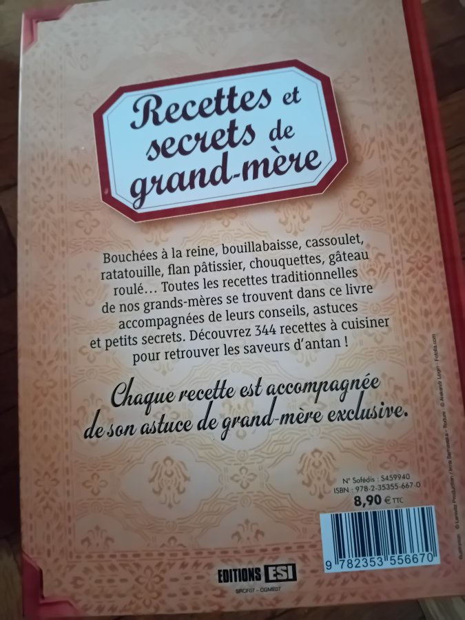 Illustration de Livre recettes et secrets de grand mère