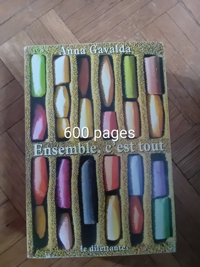 Illustration de Livre ensemble c est tout anna gavalda
