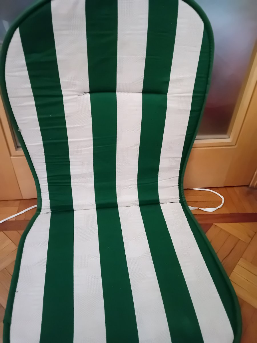 Illustration de 2 Coussins chaise jardin