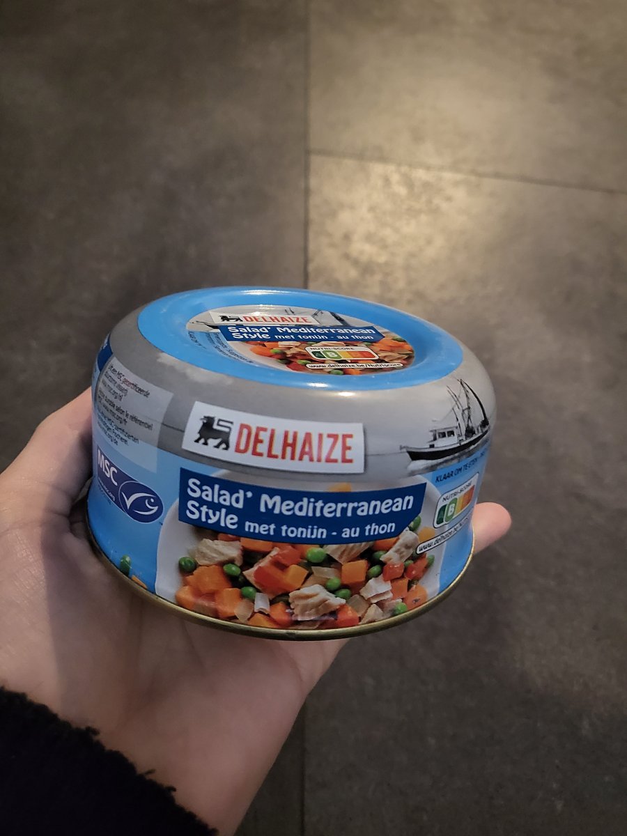 Illustration de Lot de 3 salades au thon Delhaize