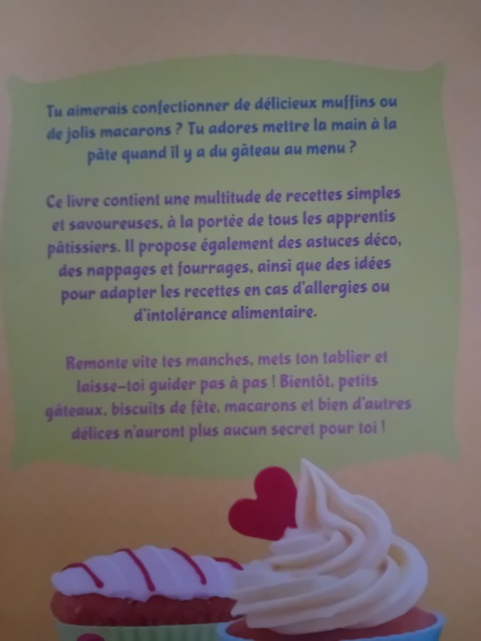 Illustration de Livre pâtisserie pour les enfants