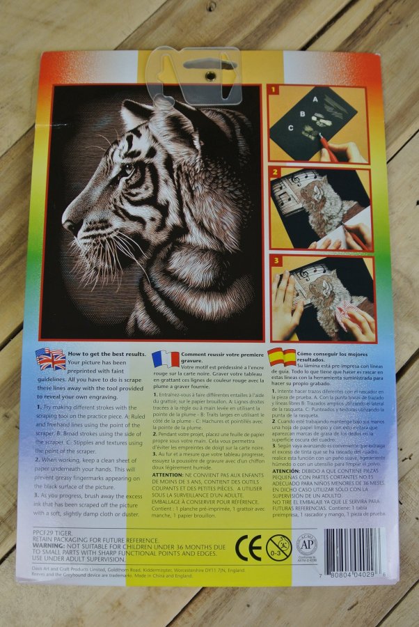 Illustration de gravure pour enfant 