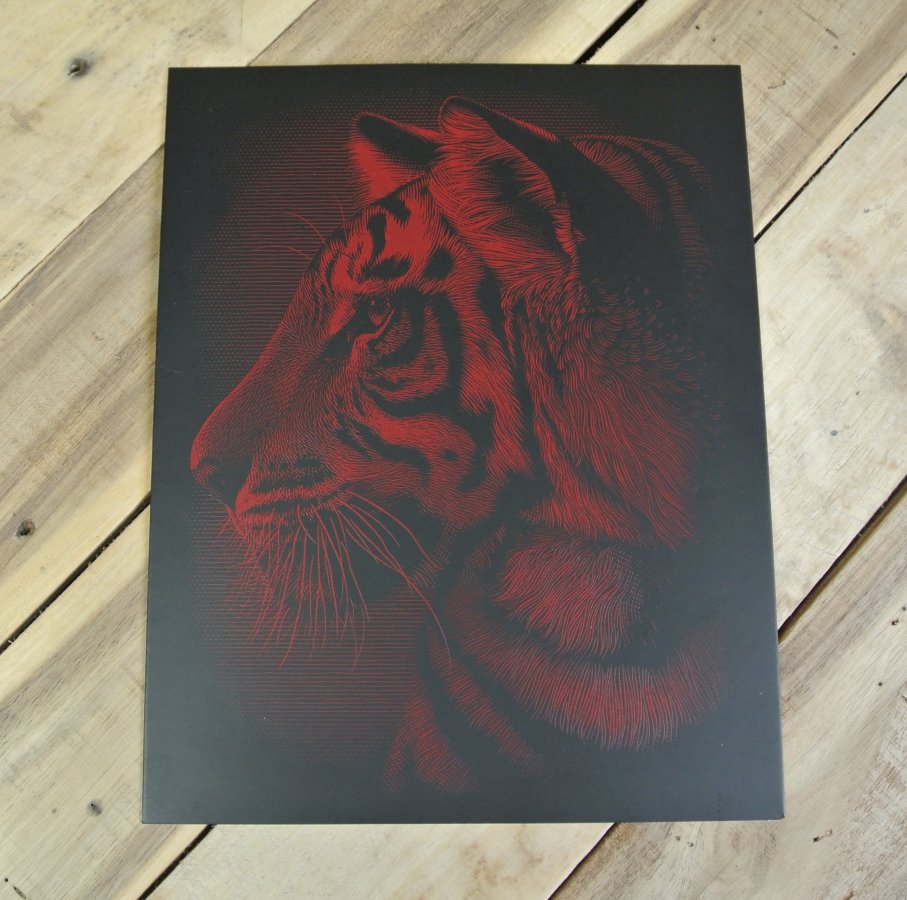 Illustration de gravure pour enfant 