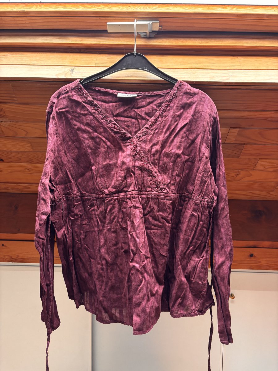 Image Blouse légère violette T40