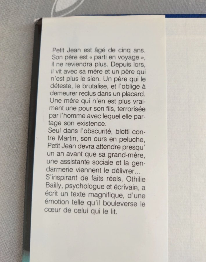 Illustration de Livre « L’enfant dans le placard »