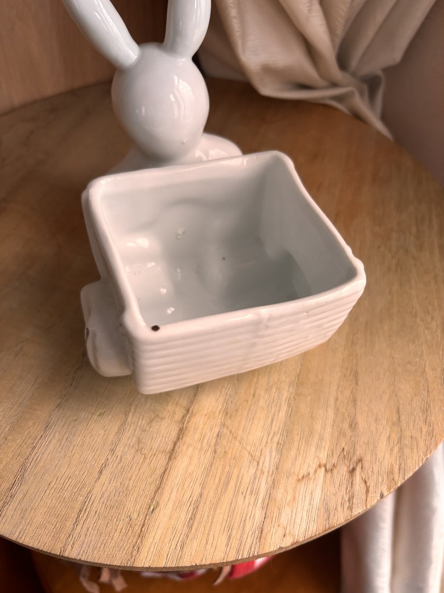 Illustration de Jardinière lapin