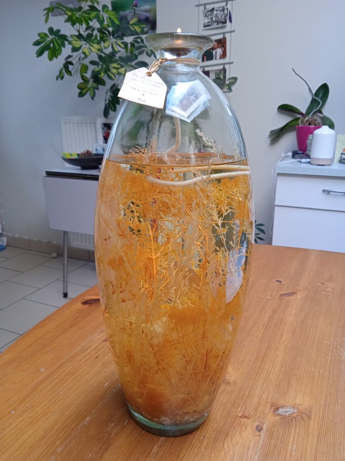 Illustration de grande lampe à huile / Décoration