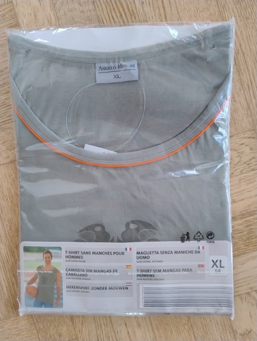 Image Tshirt sans manche Homme XL (taille56)