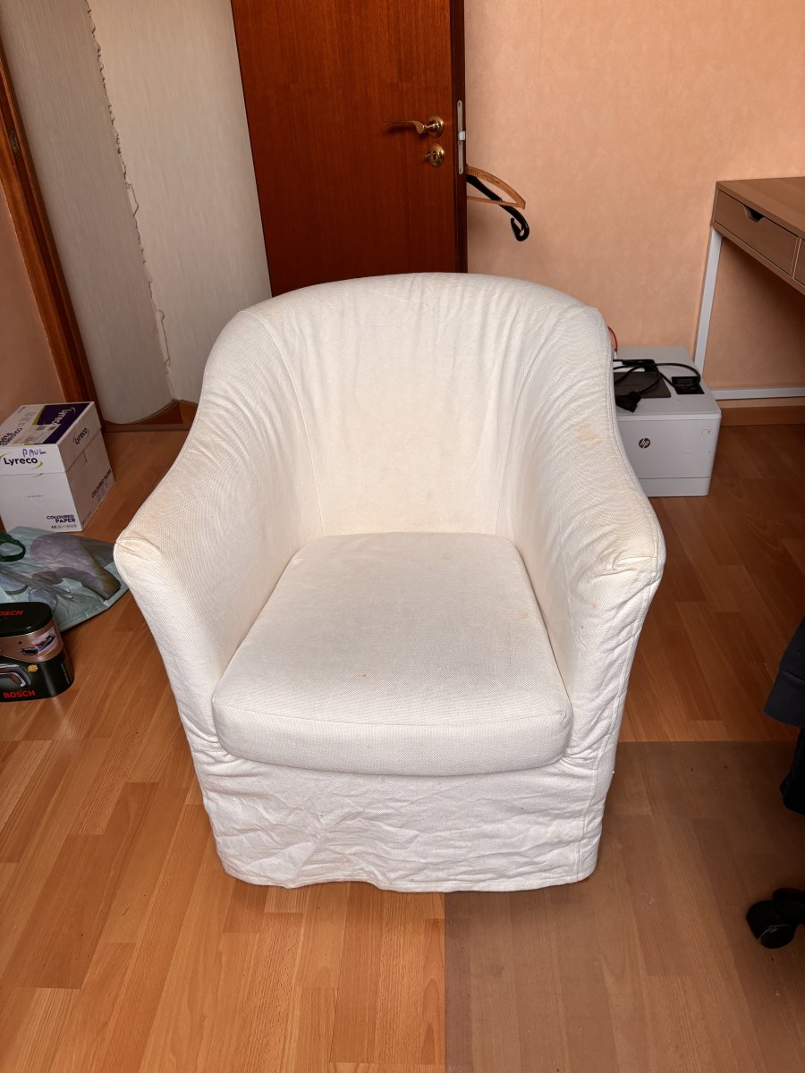 Image Fauteuil blanc 1 personne