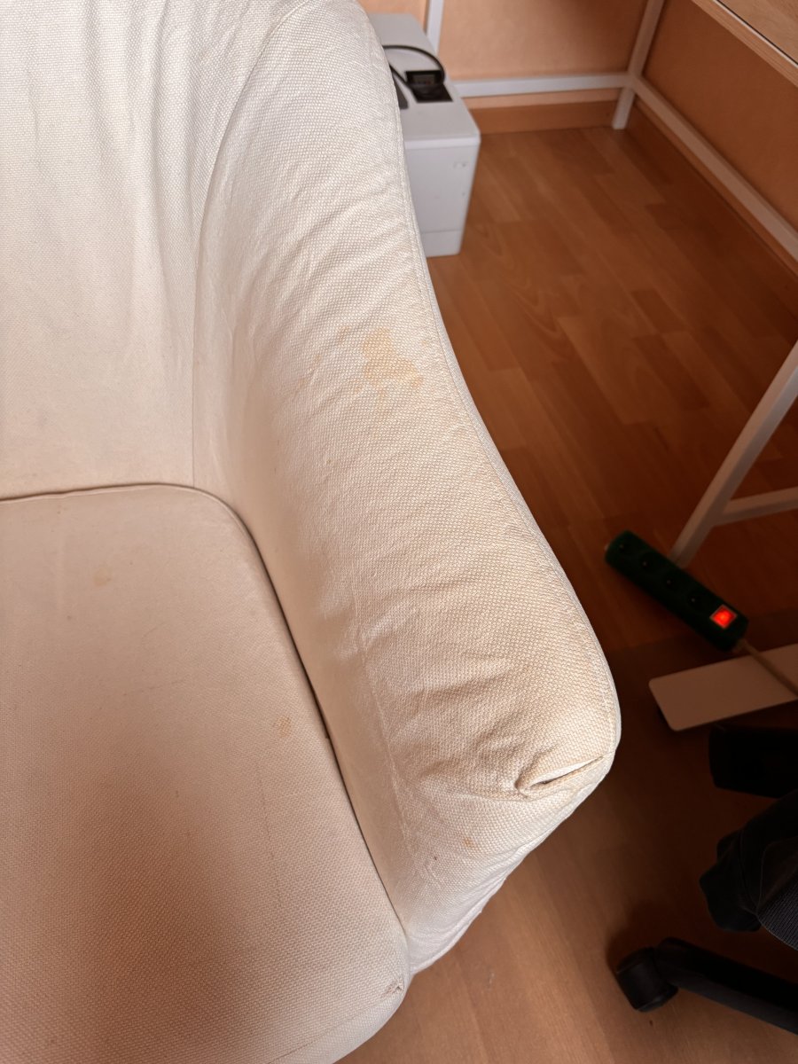 Illustration de Fauteuil blanc 1 personne