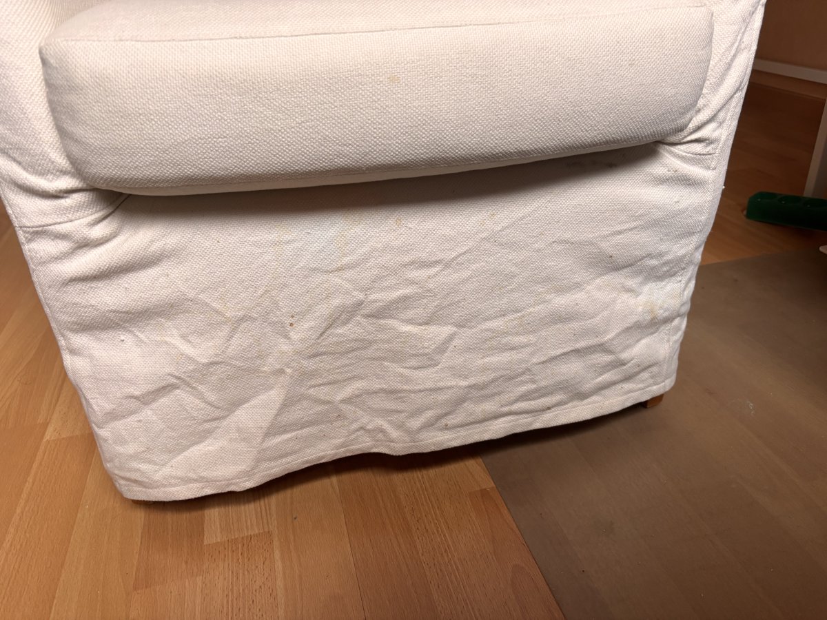 Illustration de Fauteuil blanc 1 personne