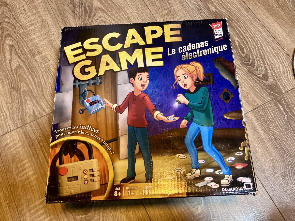 Image Jeu Escape game, le cadenas électronique