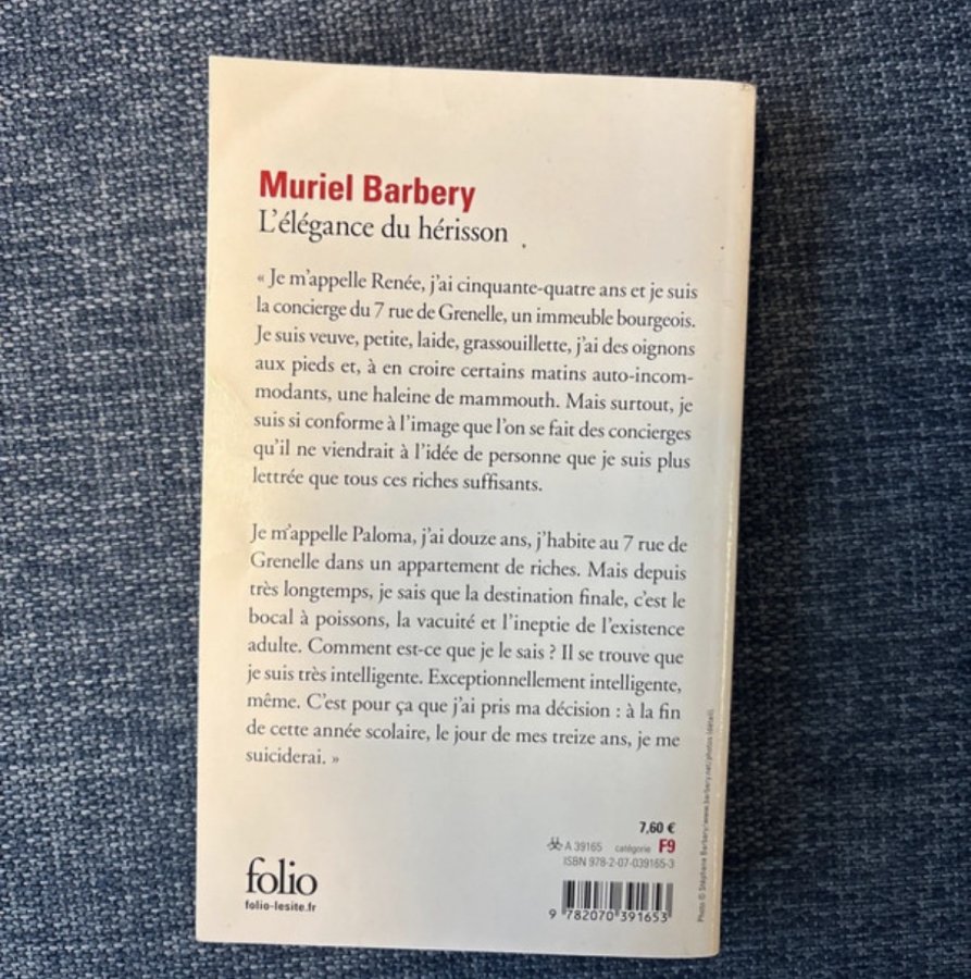 Illustration de L’élégance de l’hérisson - Muriel Barbery