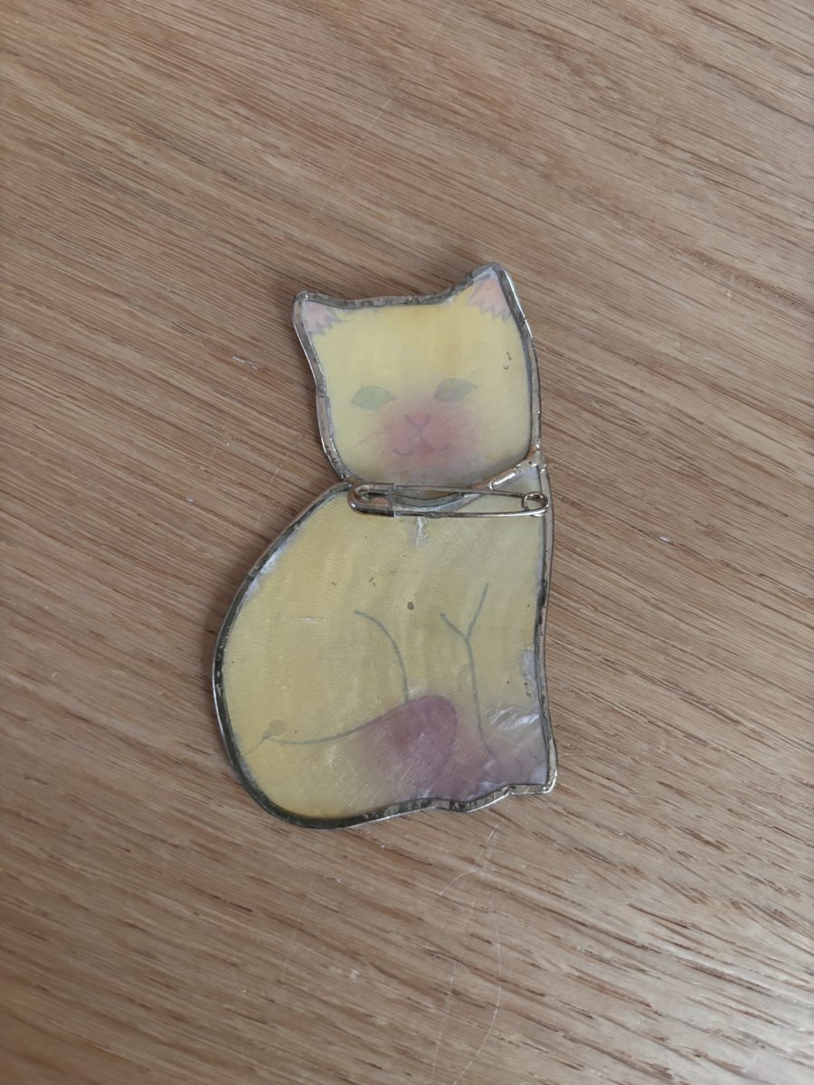 Illustration de Broche chat