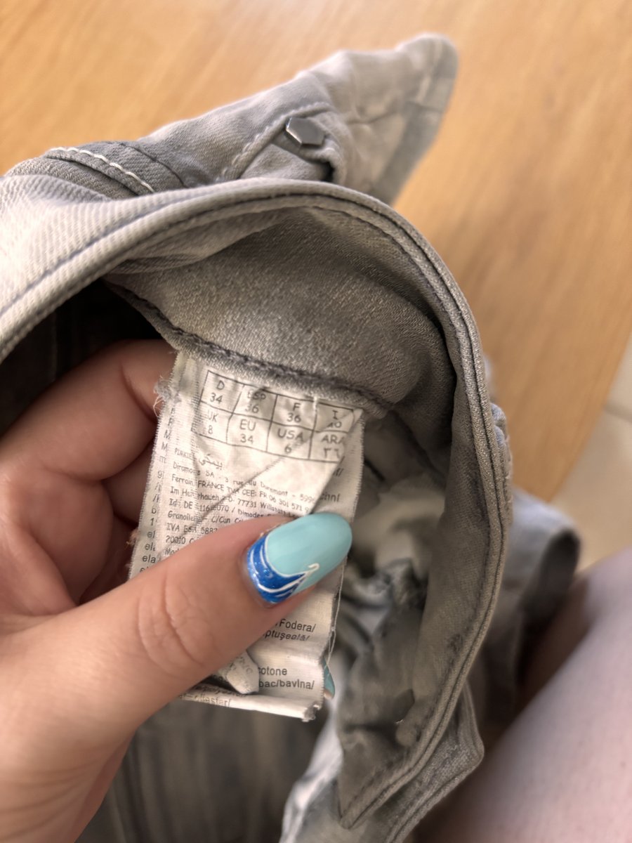 Image Short en jeans gris taille S