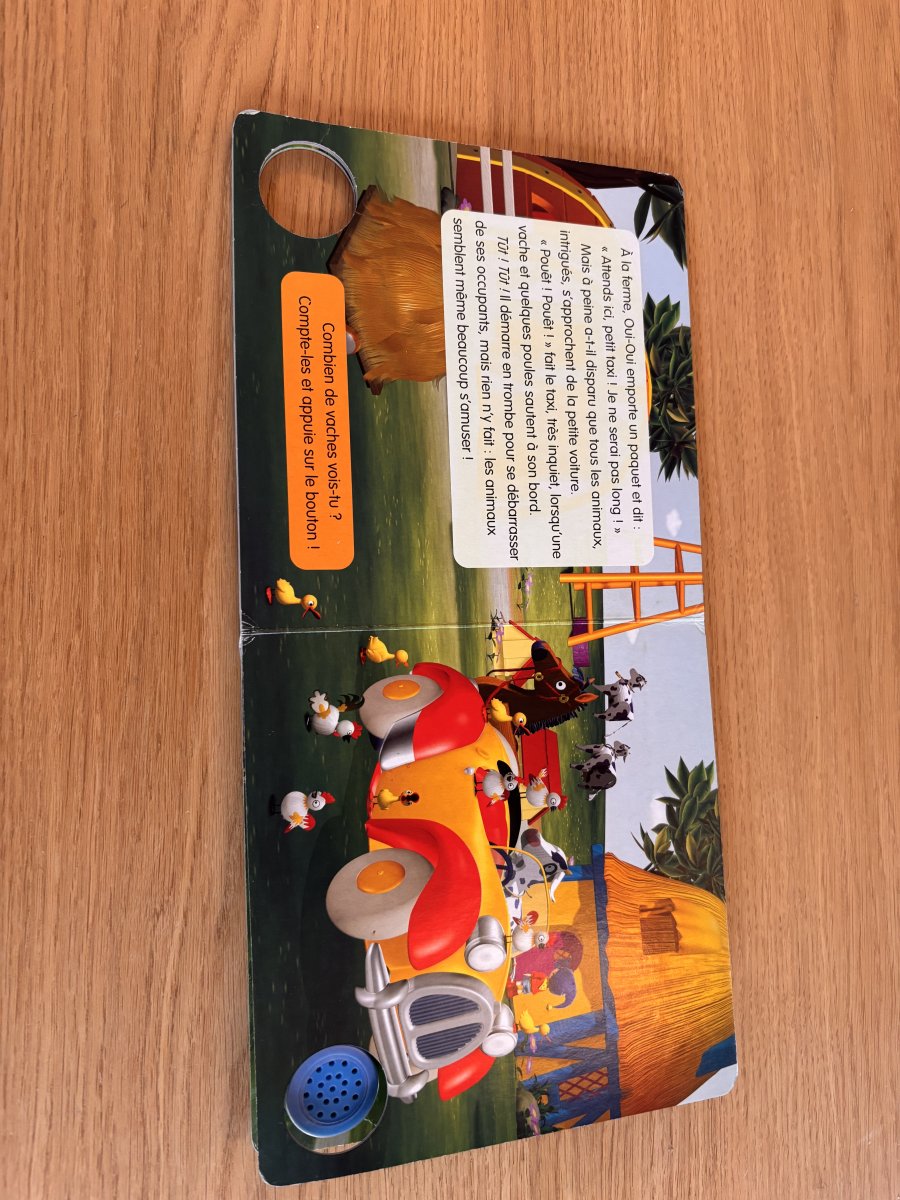 Illustration de Livre cartonné pour enfant Oui Oui