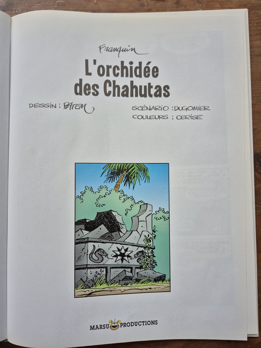Illustration de Marsupilami 17- L'orchidée des Chahutas
