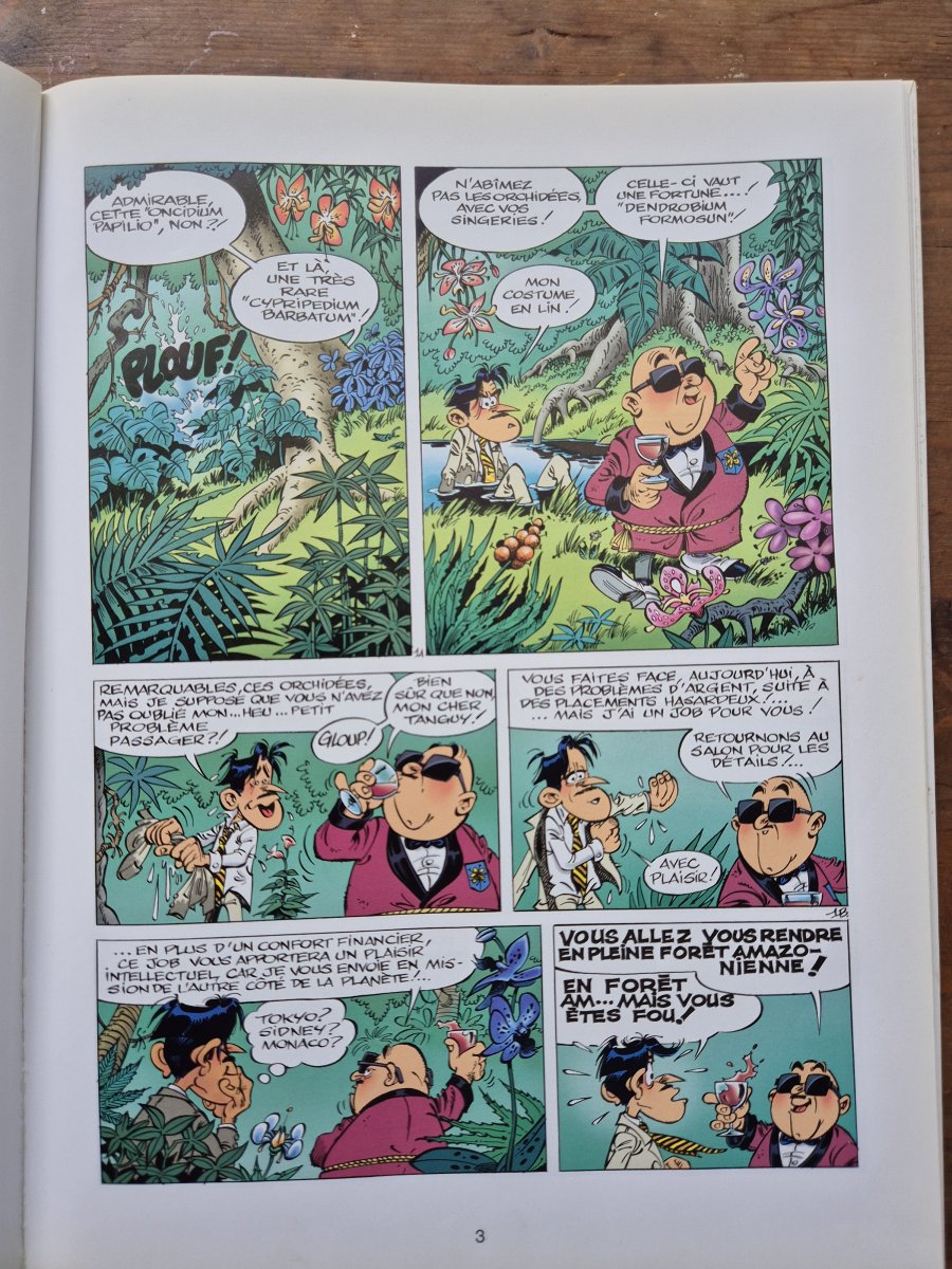Illustration de Marsupilami 17- L'orchidée des Chahutas