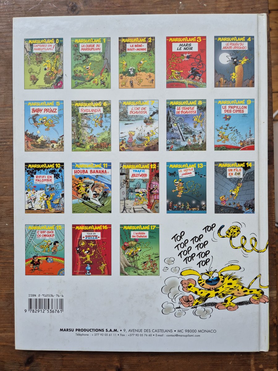 Illustration de Marsupilami 17- L'orchidée des Chahutas