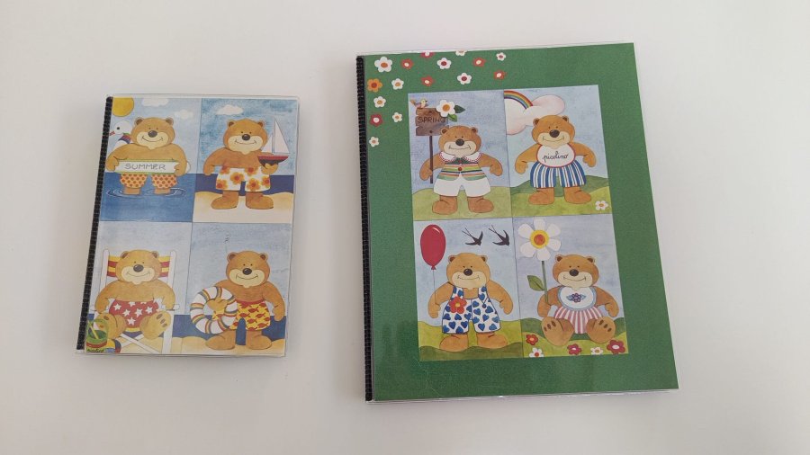 Illustration de 2 albums photos 