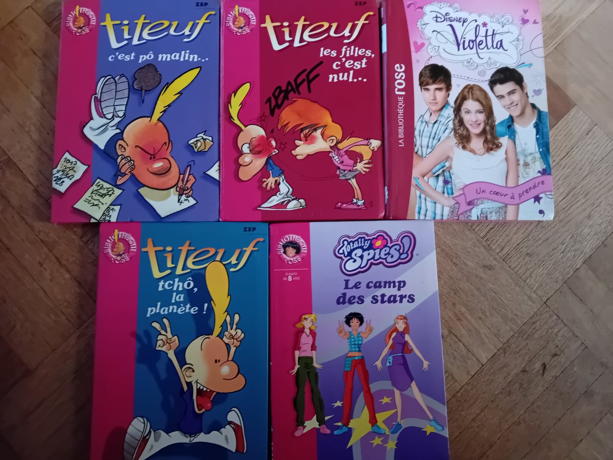 Image Livre bibliothèque rose