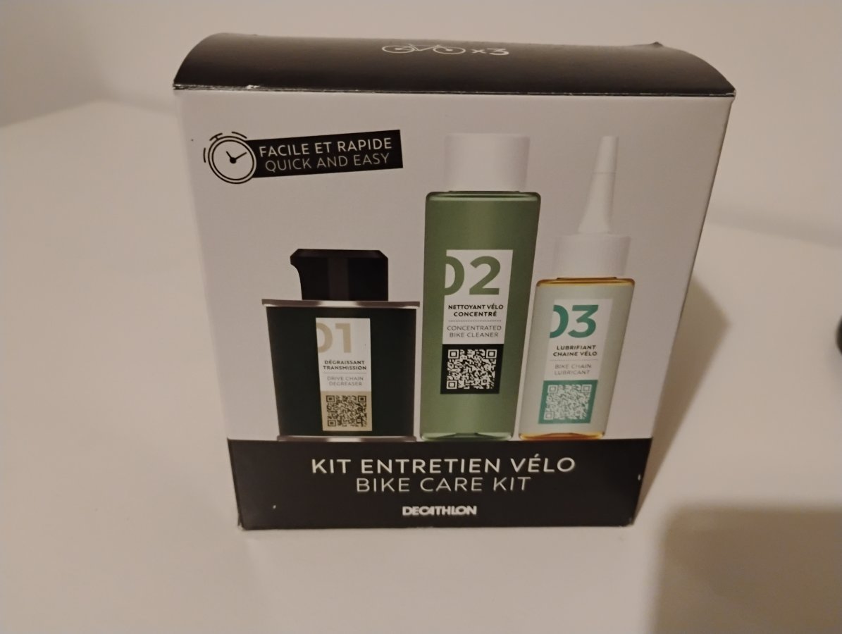 Image Kit entretien et nettoyage vélo (décathlon)