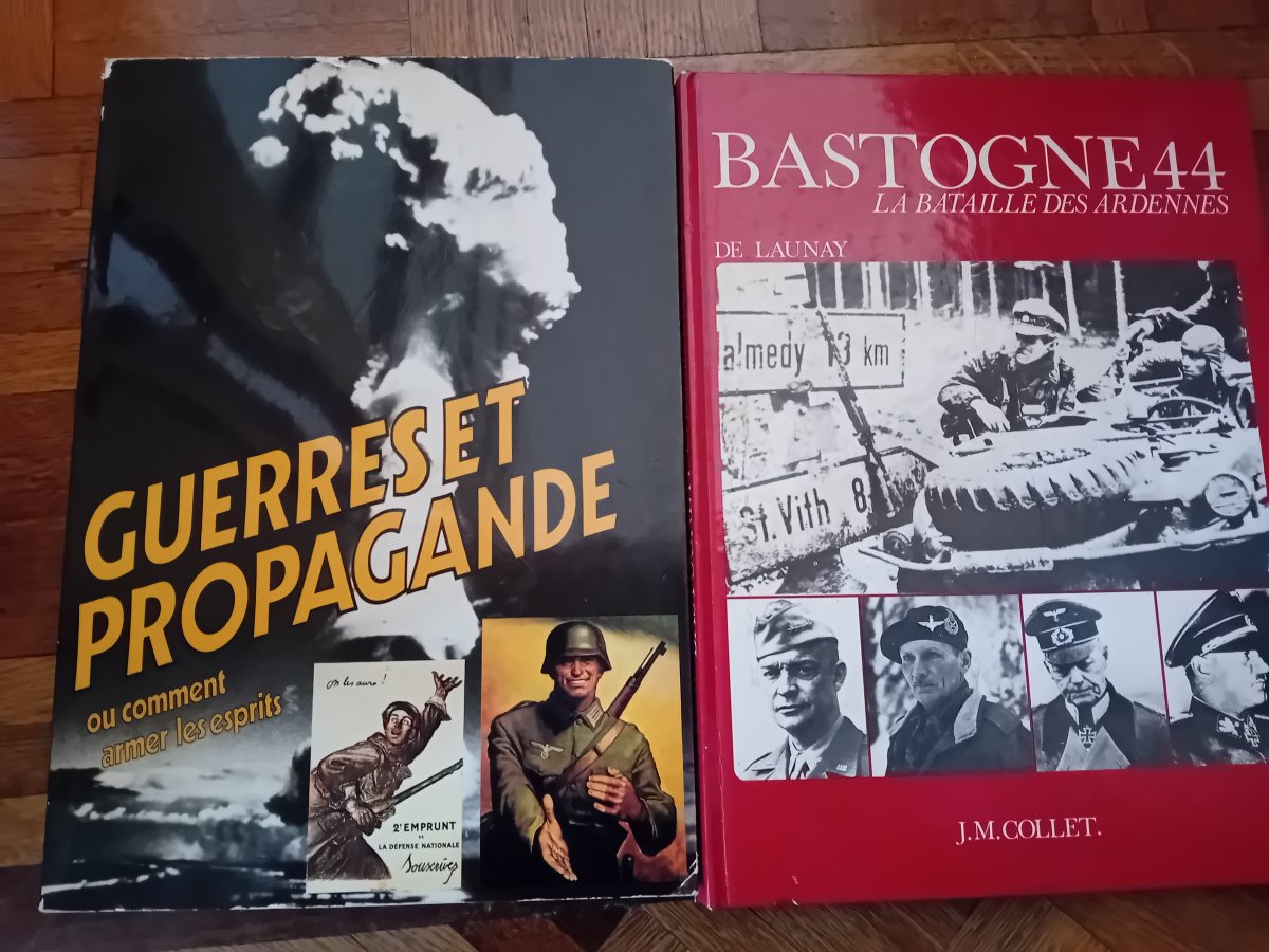 Illustration de Livre sur la Guerre Bastogne 44 / guerre et propagande