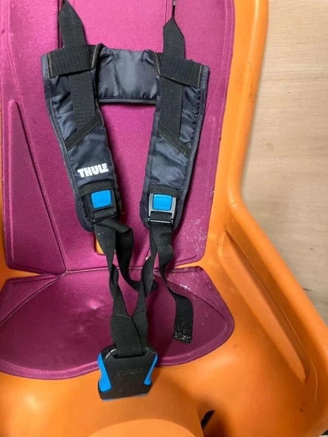 Illustration de Siège porte bébé Thule vélo