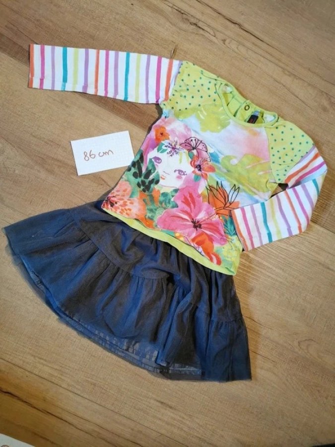 Illustration de Ensemble avec t-shirt longues manches Catimini