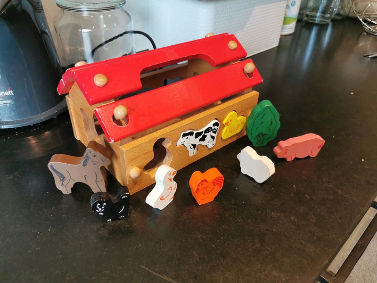 Illustration de Ferme en bois 