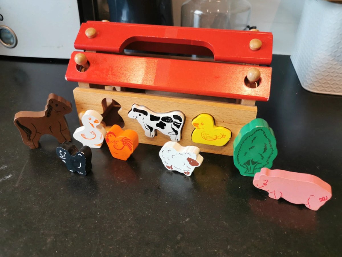 Illustration de Ferme en bois 