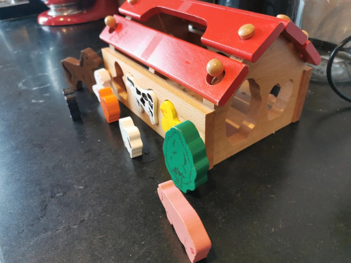 Illustration de Ferme en bois 